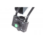 Detská sedačka Elibas pod sedlo - tmavosivá